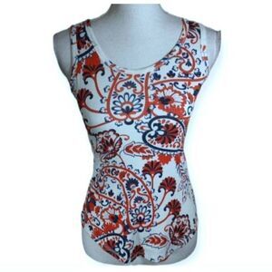 LULAROE WHITE, BLUE, & RED/ORANGE  TANK TOP SZ.XXS NWT